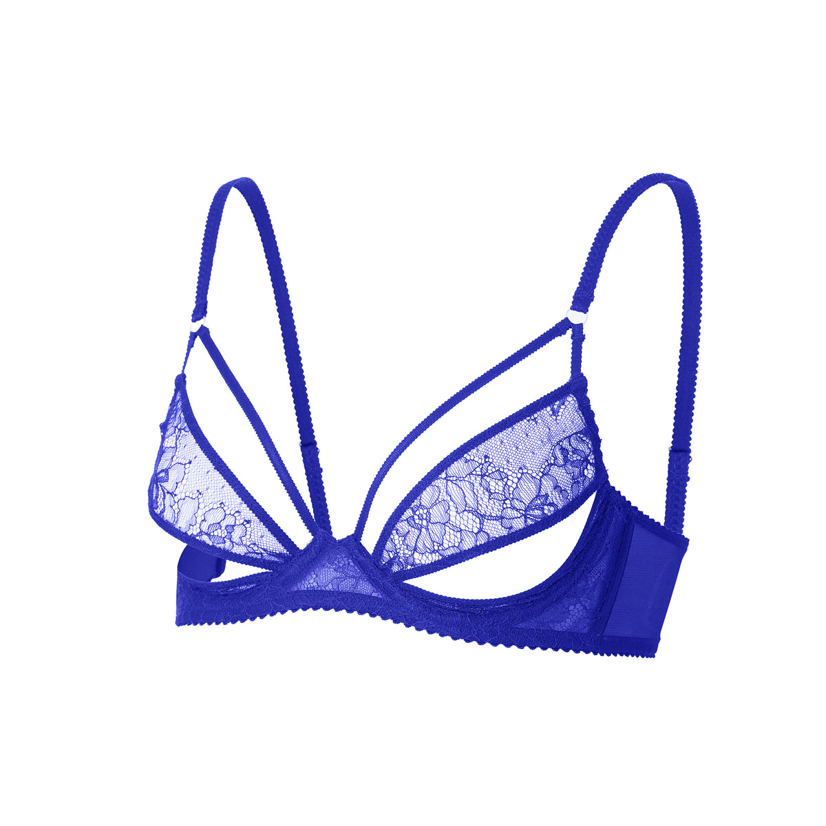 FAYE LACE BRA BLUE 2