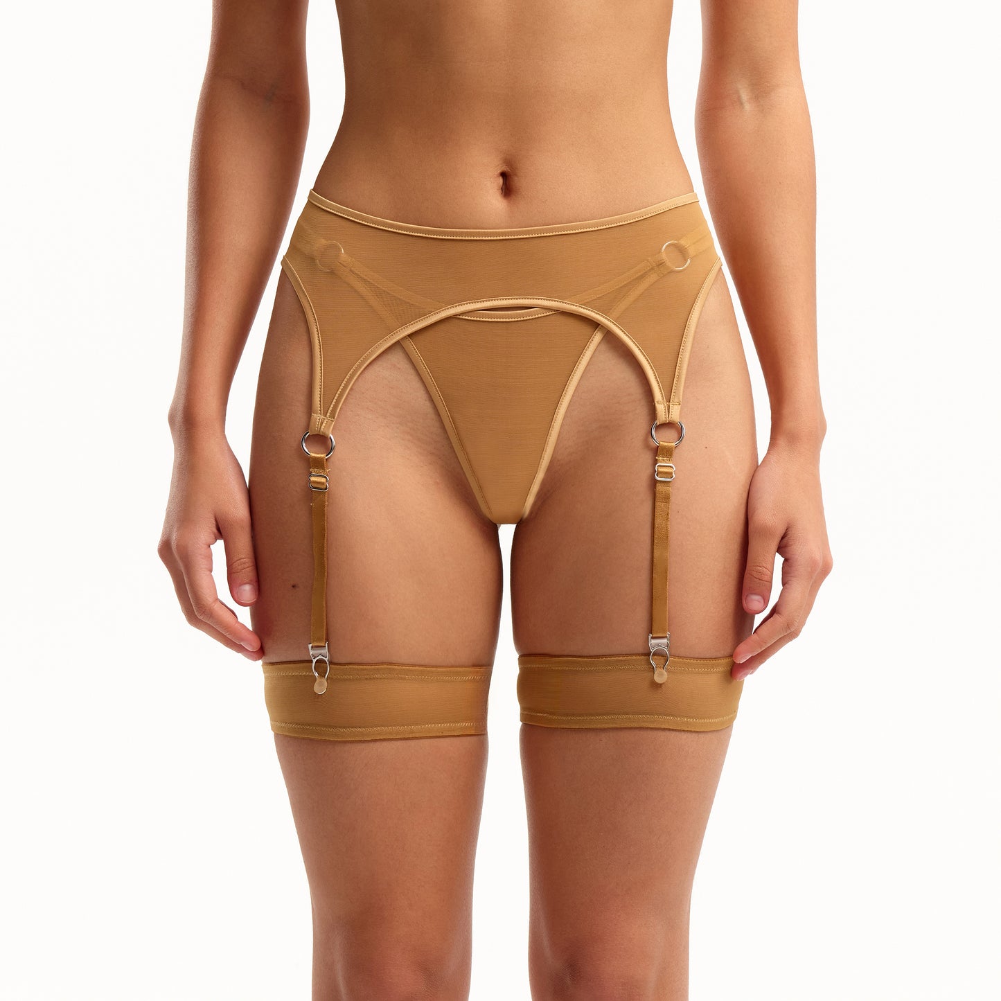 ROMY MESH GARTER BELT