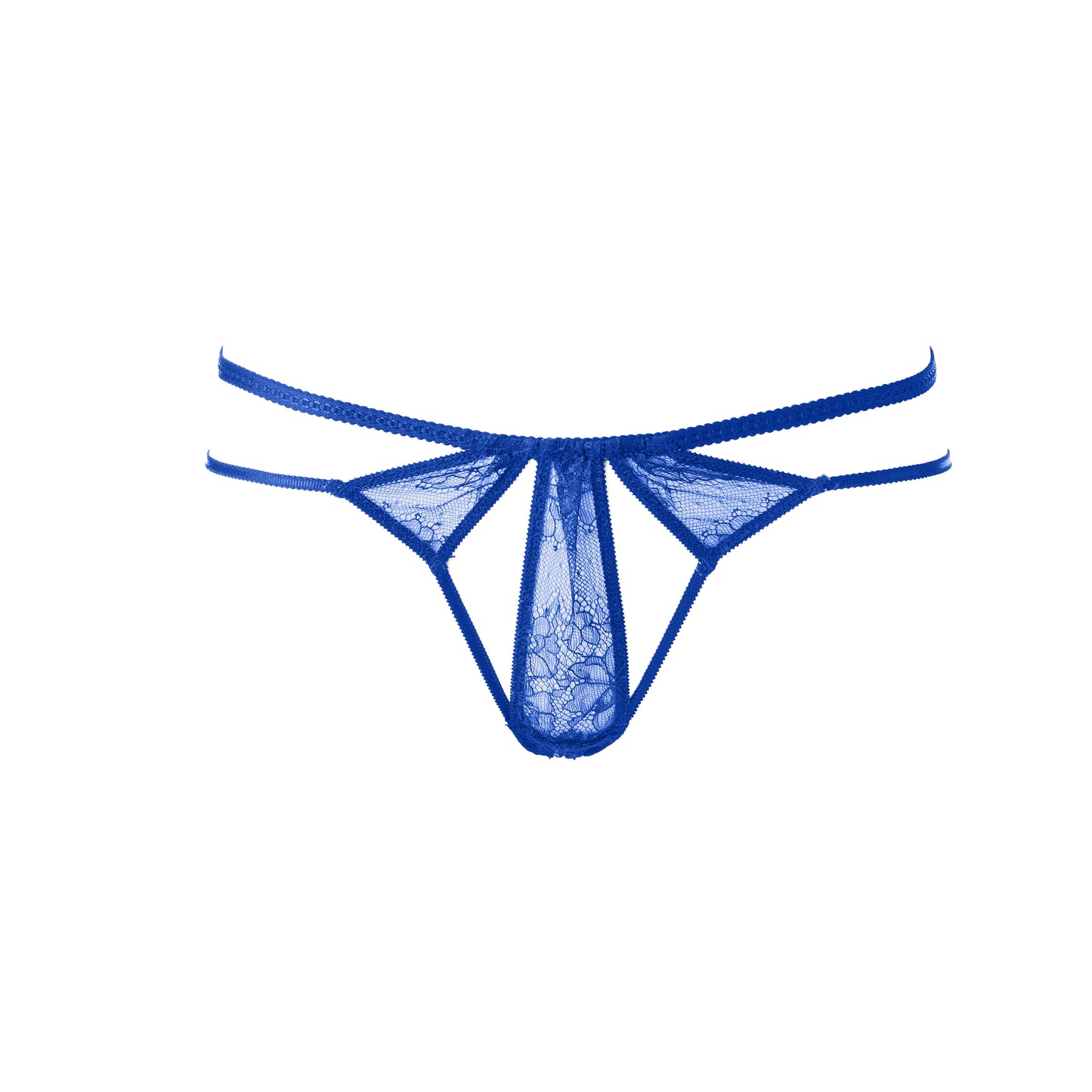 Faye Stylish Lace Cheeky Briefs | Blue