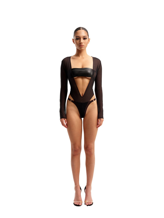 RAVEN DEEP U BODYSUIT
